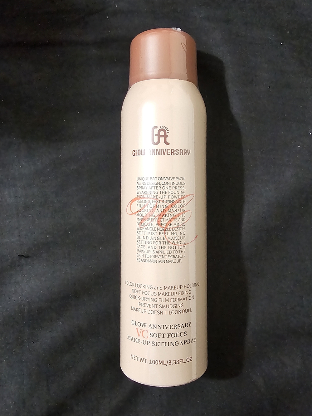 VC Soft Focus Make-Up Setting Spray — Peach